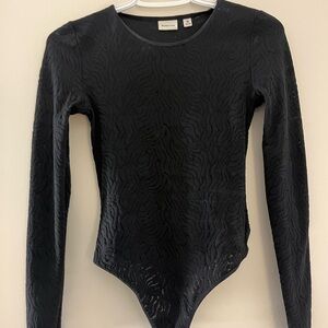 Black Long Sleeve Bodysuit